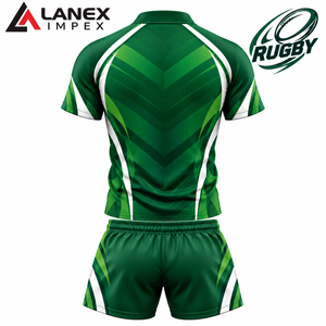 Professional Rugby Union Uniform Sets for <b>Men</b> Customized Sublimation Printing Breathable Athletic Jerseys and <b>Shorts</b> for Team - Product Image 3
