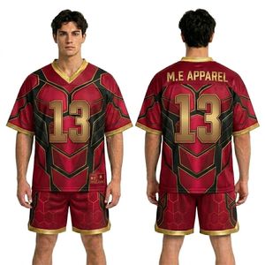 Futuristic Silver Blue Geometric Line <b>Tech</b> Wear Moisture Wicking Sublimation Fan Jersey Short Sets - Product Image 6