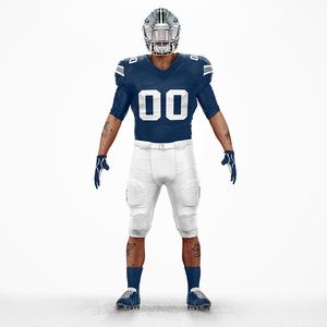 ชุดฟุตบอลอเมริกัน RAPID SPORTS ขายส่ง คุณภาพดี ออกแบบเองได้ พิมพ์ลายแบบ Sublimation ผ้าโพลีเอสเตอร์ 100% ไซส์ใหญ่ แห้งเร็ว - Product Image 4