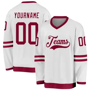 Jersey Profesional de Hockey sobre Hielo, Impresión por Sublimación Personalizada, Tela de Malla Transpirable, Uniforme de Equipo, Ropa Deportiva - Product Image 2