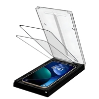 Protection d'écran en verre trempé de qualité supérieure, antistatique, avec colle intégrale pour 12 Pro 13 14 15 Pro Max