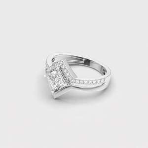 Bague de mariage pour femme en argent sterling 925, diamant de laboratoire 1,70 carat, plaqué rhodium, certifiée CMA, micro-pavé, OEM, la plus vendue - Product Image 3