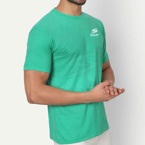 เสื้อยืดผู้ชายสีพื้นทันสมัย สวมใส่สบาย ผ้าเนื้อนุ่มยืดหยุ่น ทรงทันสมัย ใส่ได้ทุกวัน - Product Image 3