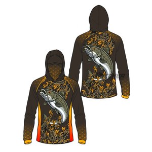 Camisas de Pesca con Capucha, Impermeables, Anti-UV 50+, de Secado Rápido, Proveedor Mayorista, Camisa de Pesca con Capucha de Poliéster para Guías de Pesca - Product Image 1