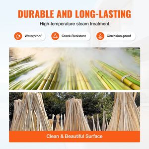 Pannello Decorativo in Bambù Naturale Ecologico, 90 cm di Altezza x 6 m di Lunghezza, per Privacy e Arredamento Casa - Product Image 3