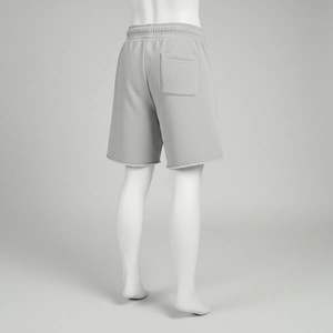 Custom Logo Heat-Transfer Printing Solid Retro Blank Distressed Dyed Canvas High Street Style <b>Elastic</b> Waist Quick Dry Breathable - Product Image 3