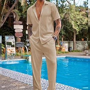 Top Selling Men Co-Ord Set Stylish Matching Outfit Custom Made Men Co-Ord Set Wholesale Supply - Product Image 4
