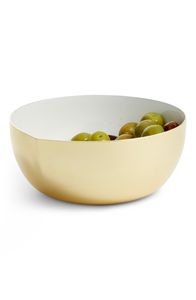 Elegante Tazón para Aperitivos con Base de Metal Dorado, Plato Decorativo para Servir Pistachos y Dulces, para una Presentación Moderna en la Mesa de Comedor - Product Image 2