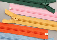 Fermeture éclair en nylon multicolore à glissière lisse pour vêtements, vestes, sacs, accessoires de couture, taille et couleur personnalisées, vente en gros B2B