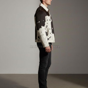 เสื้อแจ็คเก็ตหนังผู้ชายสำหรับฤดูหนาว ผลิตในปากีสถาน ดีไซน์ทันสมัย เหมาะสำหรับการใช้งานกลางแจ้ง - Product Image 5