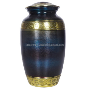 Urna de cremación de Metal de estilo americano rosa para cenizas humanas Urna de cenizas de metal decorativa Urna funeraria de aplicación para adultos - Product Image 5