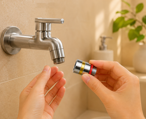 Module de douche moderne à technologie magnétique en cuivre, finition chromée, antibactérien, pour salles de bain de villas et hôtels, basé sur le principe de Faraday - Product Image 4