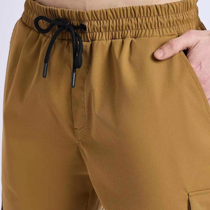 Pantalones Cortos Cargo de Lino Casuales para Hombre, Multibolsillos, Ajuste Holgado, Cintura Elástica, Estilo Deportivo, Transpirables, para Verano y Actividades al Aire Libre - Product Image 5