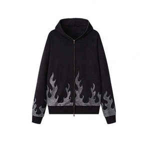 Sudaderas con Capucha de Algodón 100% con Pedrería, Diseño Moderno y de Alta Calidad para Hombre, Estilo Urbano, Invierno, Nueva Llegada - Product Image 5
