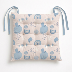 Square Comfort Chair <b>Pad</b> <b>Cushion</b> with Ties, Thick <b>Padded</b> Seat <b>Cushion</b> for Dining Chairs, Non-Slip Kitchen Chair <b>Pads</b> - Product Image 2