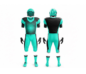 Maillots de football américain haut de gamme, uniformes personnalisés pour équipes, vente en gros, kit de football d'équipe |   Vêtements de sport en polyester respirant - Product Image 5