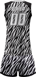 Tenue de volley-ball SpikeStorm Pro AeroSpike Elite, kit de volley-ball ThunderHit Premium, 100 % polyester, impression par sublimation intégrale - Product Image 3