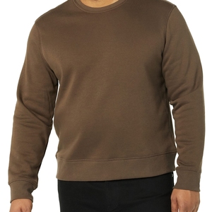 Sudadera Unisex Marrón con Cuello Alto, Corte Regular, Tejido de Punto, Color Sólido, Ropa Casual de Invierno, 100% Poliéster Ecológico - Product Image 2