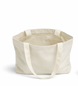 Sac fourre-tout en toile de coton écologique personnalisé, impression personnalisée, logo vierge, motif de dessin animé, fermeture à glissière, longue poignée COTTON FIELD - Product Image 2