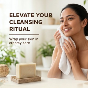 Savon Artisanal au Lait de Chèvre et aux Herbes, Fournisseur en Gros Marque Blanche, Hydratant Naturel, Savon de Bain Bio Fait Main, Qualité Export - Product Image 5