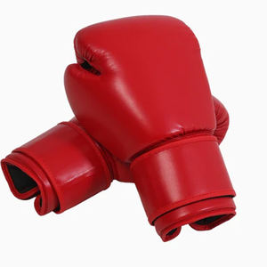 Gants de boxe thaïlandaise professionnels pour compétition, personnalisables, en cuir, PU, PVC, fabrication OEM - Product Image 4