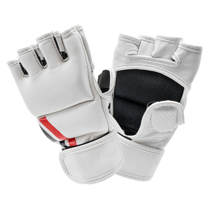 Guantes de MMA de Cuero Genuino, Acolchados de Alta Calidad, Transpirables, que Absorben la Humedad, Cierre de Gancho y Bucle, Personalizables, para Boxeo y Artes Marciales - Product Image 5