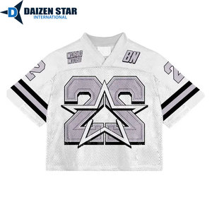 DSI Venta al por Mayor Camiseta de Fútbol Unisex de Malla 100% Poliéster Transpirable de Secado Rápido Antibacteriana con Nombre de Equipo Personalizado y Mangas Cortas - Product Image 6