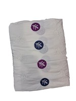 Fourniture en gros de textile en coton blanc à double bordure, orné de broderie feuille de Schiffli et de découpe ajourée, pour la mode ethnique
