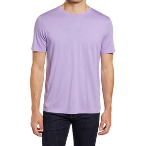 T-shirt homme col rond en coton premium, respirant, doux, confortable, coutures durables et impression de logo personnalisée. - Product Image 3