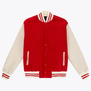 <b>Leather</b> Sleeves Waterproof <b>Winter</b> Varsity <b>Jacket</b> Men Quick Dry Custom Color Letterman - Product Image 4