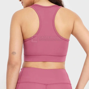 Sujetador deportivo para mujer, servicio OEM, sin costuras, ecológico, de secado rápido y transpirable. - Product Image 4