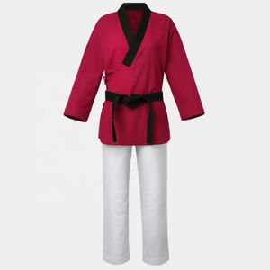 Prix de gros RTS, uniforme de taekwondo sur mesure de haute qualité, respirant, pour l'entraînement aux arts martiaux, avec ceinture AS-TG-4801 - Product Image 1