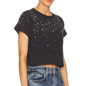 เสื้อยืดผู้หญิงสไตล์อินเทรนด์เสื้อยืดผ้านุ่มใส่สบาย - Product Image 3