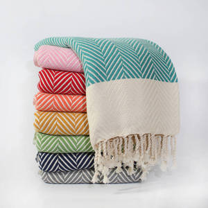100% Cotton Waffle Weave Decorative Woven Throws & Blankets for Sofa Bed Home Decor - Product Image 3