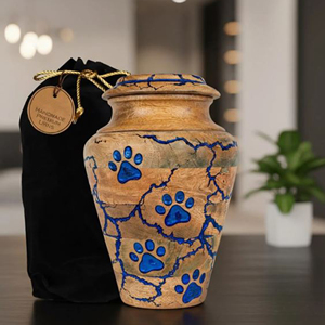 Custom Logo Wooden Cremation Urn Supplier Wooden Urn for Adult Ashes with Velvet Interior by AYAANS - Product Image 1