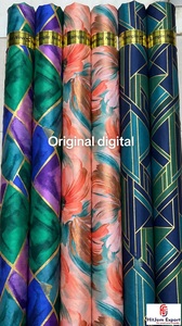 Tela de poliéster Tana estilo Liberty Premium con impresiones digitales 2025 suave y perfecta para prendas de vestir y prendas de moda - Product Image 2