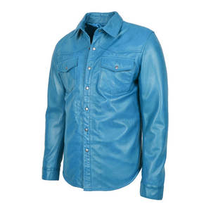 Camisas de Cuero Elegantes para Hombre, Ajuste Cómodo, Tela Suave, Material Ligero, Perfectas para Uso Diario y Nocturno - Product Image 4