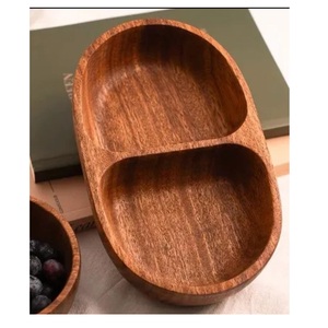 Elegante Bandeja Dividida de Madera Moderna y Ecológica, Compra al por Mayor, Plato para Aperitivos y Condimentos para Hoteles y Eventos - Product Image 4