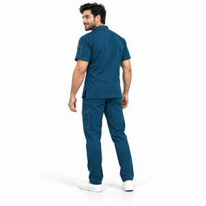 Offre Spéciale : Ensemble d'uniformes médicaux en polyester/coton avec détection d'aiguilles, logo personnalisé, pour infirmières et médecins, vente en gros de vêtements de santé - Product Image 3