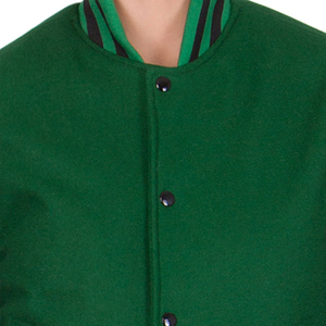 Latest Design Streetwear Comfortable Fit Custom Sheep Skin Cotton Winter Eco-Friendly Breathable Varsity Jacket for Women - Product Image 6