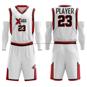 Ensemble d'uniformes de basket-ball professionnel Short de maillot de sublimation personnalisé Kits de vêtements de sport d'entraînement d'équipe respirants pour hommes - Product Image 2