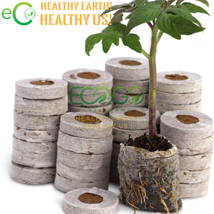 Pellets de Turba de Coco Orgánica para Plántulas Hidropónicas, Biodegradables y Sostenibles (Bajo EC / pH Ácido) - Product Image 3