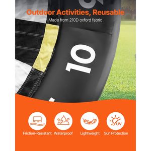 Tablero de Dardos Gigante de Fútbol de Más de 3 Metros de Altura, 9 Balones, Bomba de Aire, Instalación en 2 Minutos, Almacenamiento, Equipo de Entretenimiento Inflable para Exteriores - Product Image 4