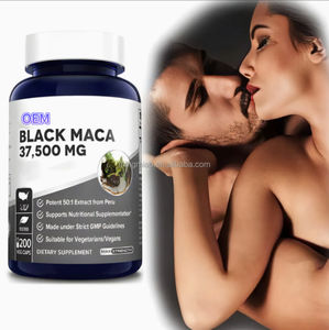 Kapsul bubuk akar Maca hitam, Formula untuk meningkatkan vitalitas dan Stamina pria, digunakan untuk mengobati skema ereksi. - Product Image 4