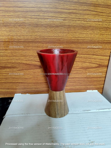 Soporte Bakhoor de madera y resina hecho a mano con lujoso acabado brillante, fragancia árabe Oud, decoración de interiores para regalos de Ramadán - Product Image 3