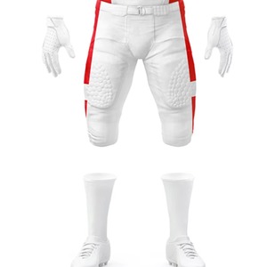 Ensemble d'uniformes de football américain personnalisés de haute qualité, maillot et pantalon sublimés, anti-humidité, résistants, vêtements de match pour équipe - Product Image 6