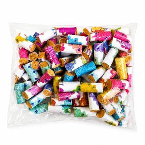 LIPTIPS Filtros de Paja de Maíz Naturales, Ecológicos y Biodegradables para Fumar Cigarros |   Blanco con Multicolor | Tamaño 9x20m - Product Image 1
