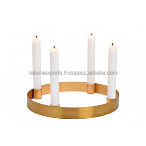 Bougeoir en métal de luxe de qualité standard pour la maison décoration Bougeoir en métal au design nouveau - Product Image 4