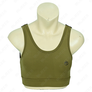 Sujetadores deportivos de LICRA/nailon personalizados Ultimate Support, mallas de Yoga con cintura elástica, diseño sólido moderno, actividades de Fitness transpirables - Product Image 3