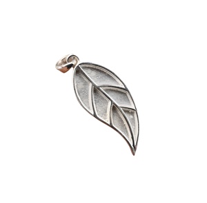 925 Sterling Silver Blank Leaf Charm Pendant Setting Good for <b>Resin</b> & Ashes Work Keepsake/Breastmilk DIY Gift For Nature Lover's - Product Image 1